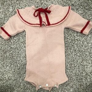 Pink and Red baby Sweater